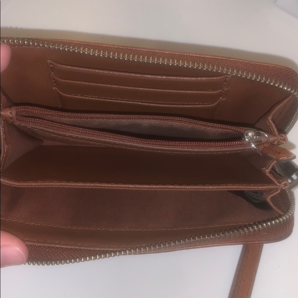 Fossil Brown Leather Wristlet - Picture 4 of 4